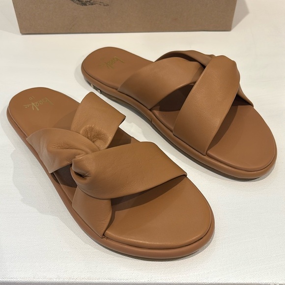 Anthropologie Shoes - Last day to purchase!! BEEK Leather Piculet Sandals in Honey